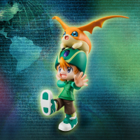 Authentic Digimon Adventure G.E.M. Series PVC figure T.K. Takaishi & Patamon 11 cm